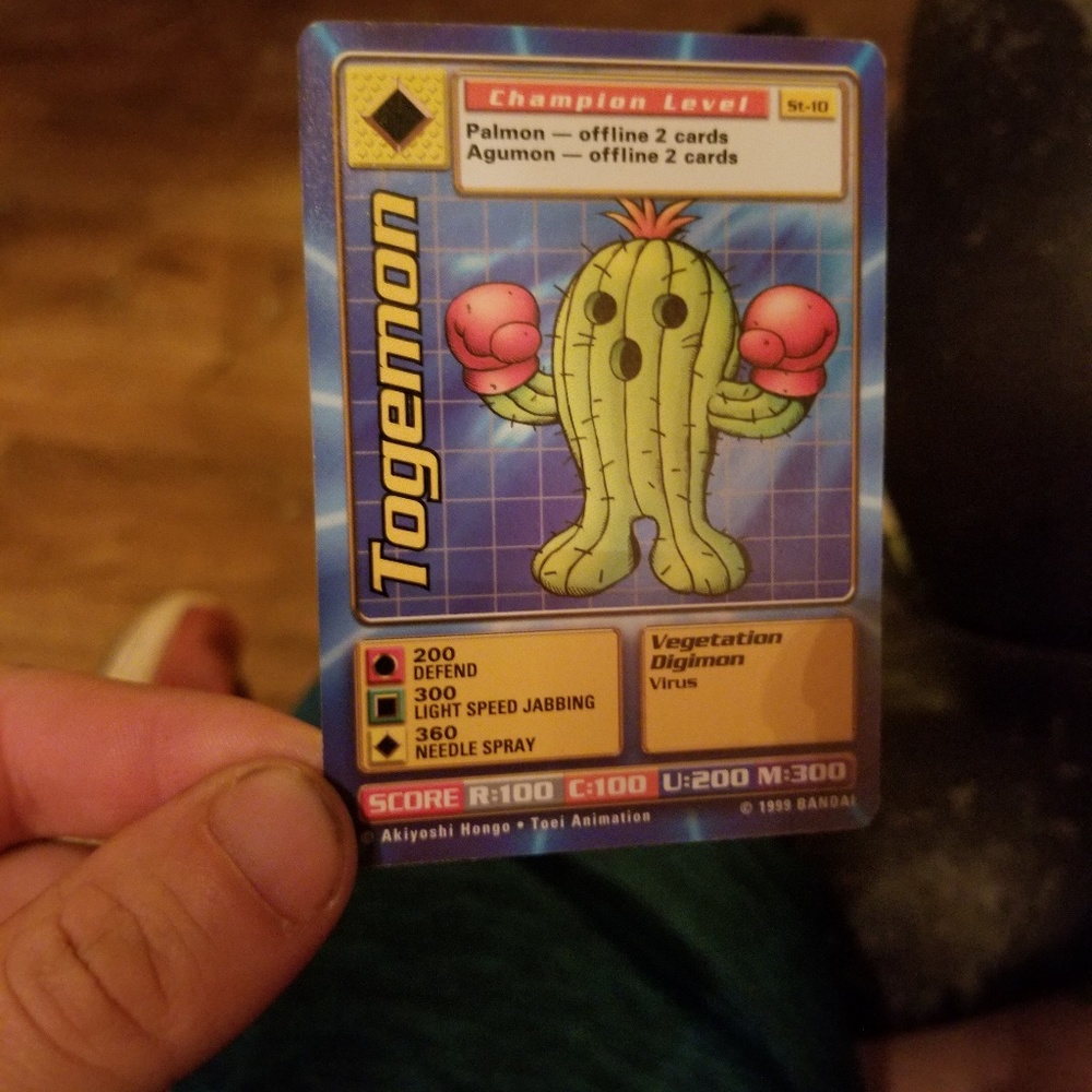 Togemon digimon card
